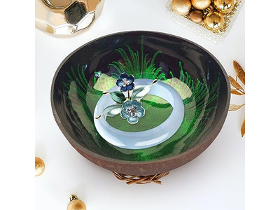 Conjunto de Tigelas de Servir de Coco Conjunto de 4 Polidas Tailândia Tigelas Premium Original