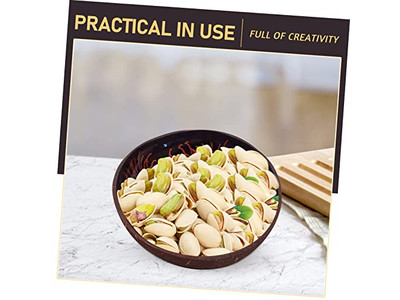 Tigela de Coco Deco Tailândia Ecológica Casca de Acácia de Madeira Biodegradável