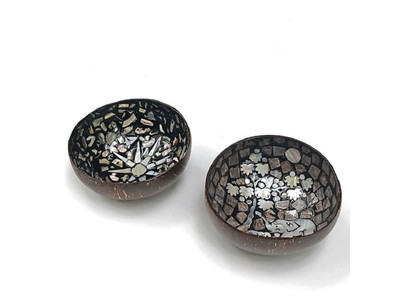 Tigela de Coco Decoração de Festa Conjunto Ecológico 36 Sem Balanço Todo Natural