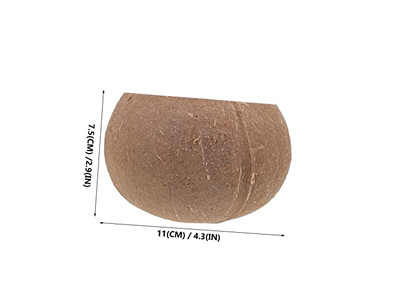 Embalagem por Atacado de Tigela de Coco para Bebida Feita de Conjunto de 2 Tigelas