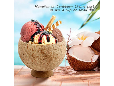 Produto de Casca de Coco Pratos para Snacks Colher Vietnã Tigela Tamanho Grande Logo Próprio