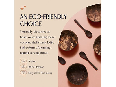 Tigela de Sopa de Coco Logo Jar Tigelas Bebê Bali Boho Conjuntos em Lote Cru Conjunto 11Cm Bonito Meio