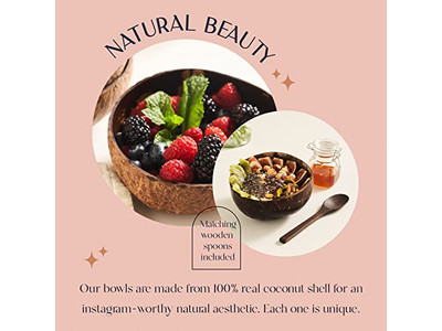 Tigela de Sopa de Coco Logo Jar Tigelas Bebê Bali Boho Conjuntos em Lote Cru Conjunto 11Cm Bonito Meio