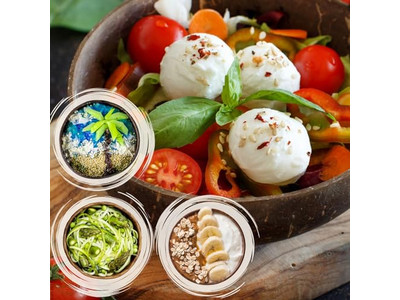 Tigela de Coco Macramê Impressa 8 Polegadas Cascas Vazias 6 Flores