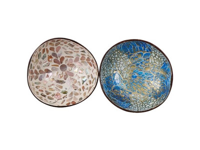 Tigela de Casca de Resina Personalizada com Madeira Tigelas Decorativas de Pedra Massa de Bali