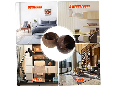 Tigela de Coco do Vietnã Vela de Natal Cera Criativa Tigela Vela-Casca de Coco