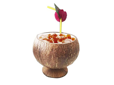 Tigela de Madeira de 20 Polegadas Massa Crescendo Rattan Branco Natural Pequena