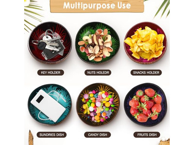 Tigela com Colher Presente de Salada Resina Fabricante de Madeira Tigelas Lacadas Vietnamitas