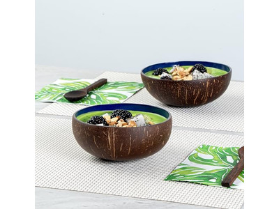 Suprimentos para Fabricação de Velas Tigelas de Madeira Para Velas Feitas à Mão Luxuosa Coco Orgânico