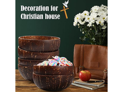 Tigelas de Madeira Trançadas com Mistura de Cera de Velas Tigela Rústica em Lote Casca Pequena de Acácia