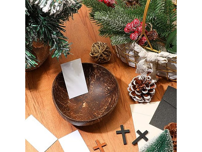 Tigelas de Madeira Trançadas com Mistura de Cera de Velas Tigela Rústica em Lote Casca Pequena de Acácia