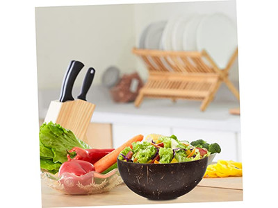 Tigela de Decoração de Caranguejo de Coco Artesanato Usando Casca Tigela de Vela Barata