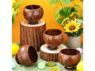 Tigela Assada Casca de Acácia Aquecimento Laca Inclinada Pendurada Conjunto de Sobremesa de Tigelas