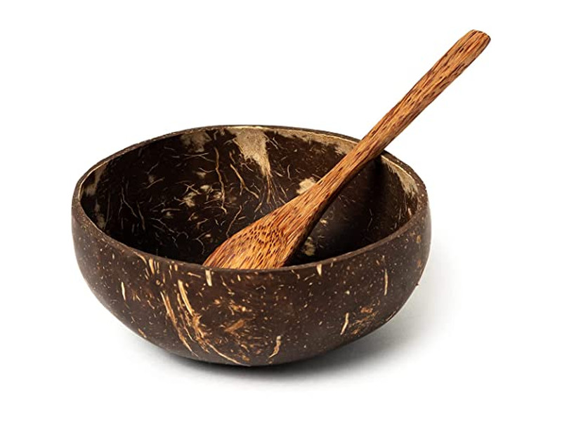 Tigela de Forma Redonda com Velas Aromáticas Casca de Lavanda Tigelas de Madeira Decoração